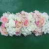 Fiori decorativi Fiore di seta artificiale 2 pezzi 50 cm Matrimonio Strada Piombo Ortensia Peonia Rosa Arco Quadrato Padiglione Angoli Decor Flores