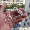 Cachimbos de fumo Tigela de coletor de cinzas de vidro para Tornado Hookahs Bong Dab Rigs 14mm 18mm Dois tamanho conjunto cabaça forma percolador downstem com dh26p