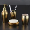 Bath Accessory Set Modern Bathroom Accessories Soap Dish Ceramic Countertop Organizer Neat