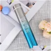 Water Bottles Slender Bottle Long Thin Design Double Layer Stainless Steel Vacuum Cup Flask Thermos Jug Vt0141 Drop Delivery Home Ga Dhedw
