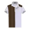 kk Zomer Merk Kleding Luxe Designer Polo Shirts Mannen Casual Polo Mode Snake Bee Print Borduren T-shirt High Street Heren polo's