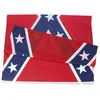 Bannerflaggor 3x5 ft Tv￥ sidor Penetration Flag Confederate Rebel Civil War Polyester National Banners Anpassningsbara VT1427 Drop Deliv DHHPN
