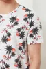 T-shirts pour hommes Trendyol T-shirt TMNSS21TS2846, t-shirt imprimé tropical