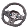 Driving Wheel Real Carbon Fiber Steering Wheel compatible Fr G15 F40 G20 G30 G01 G11 G05 8 1 3 5 X3 7 X5 Series M3 M4 M5 M8