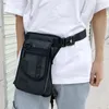 Waist Bags Fashion Chest Nylon Men Drop Leg Fanny Pack Motorcycle Riding Casual Shoulder Cross Body Thigh Male Hip Belt Bag