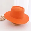 Chapeaux à large bord été plage chapeau femmes coloré soleil extérieur paille pour femmes hommes Protection unisexe bosse haut 2023