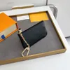 Nouveau style de mode pochette hommes femmes sacs à main dame en cuir classique VINTAGE porte-monnaie portefeuilles clés mini portefeuille avec boîte sac à poussière # 6211N