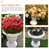 Flores decorativas urna urna vaso de flores plantadoras coluna coluna pilar jardim de jardim de plantadeiras externas potes altos stand stand florpot de flor