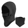 Sweats à capuche pour hommes 2023 Masque de vélo de moto Masques de ski en plein air Vélo Cyling Winter Wind Stopper Face Hats 6 In 1 Thermal Fleece Shield