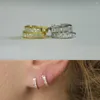 Hoop Earrings 925 Sterling Silver Mini Huggie Earring Multi Piercing Top Quality CZ Hoops Wholesale Promotion