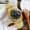 Męskie damskie data złoty zegarek 41mm 36mm 31mm 28mm bransoleta ze stali nierdzewnej automatyczne mechaniczne kwarcowe wodoodporne Luminous designerskie zegarki mans Orologio.