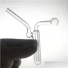 Tubi di fumo Mini Bruciatore di olio di vetro Bong Narghilè Acqua con spesso Pyrex Clear Heady Recycler Dab Rig Bong a mano per consegna a goccia Hom Dhbet