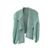 Giacche da donna Miyake Designer Giacca da donna pieghettata Cardigan Primavera Estate Stampa Top Camicia sottile con aria condizionata Protezione solare