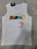 Mens Throwback Shorts Pocket Basketball Jerseys Jimmy 22 Butler 13 Bam Ado Dwyane 3 Wade