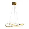 Lampes suspendues Éclairage minimaliste moderne Nordic Home Atmospheric Dining Table And Bar Chandelier