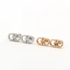 Listy modowe kolczyki dla kobiet stal nierdzewna ol koreański projektant pierścienia ucha kolczyki na kolczyku prezent biżuterii