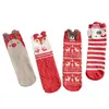 Christmas Decorations Women Cute Socks Female Autumn Winter Cartoon Elk Red Ladies Cotton Lovely Comfortable Vt1792 Drop Delivery Ho Dhz0V