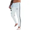 Herenjeans Kancool 2023 hiphop gat gescheurde broek mode slanke mannen groot formaat merk skinny stretch fit