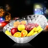 Plattor Bar KTV Special Rostless Steel Fruit Plate Creative Snack Dried Candy Sallad