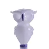 glass pipes owl style 11cm dab straw pyrex bubbler Oil Burner pipe tube for hookahs rigs water bongs