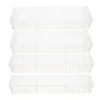 Förvaringslådor arrangörslåda smyckeldrag makeup casecompartment containerplastiska fackpärlor skrivbord