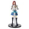 Figuras de brinquedo de ação 4pcs/lote 15cm Fairy Tail Erza scarlett cinza fullbuster Lucy Heartfilia Natsu Dragnir PVC Ação Coleção Figura Modelo de brinquedo T230105