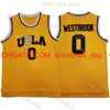 NCAA 저지 러셀 0 웨스트 브룩 저지 노스 캐롤라이나 주 UCLA Bruins College 농구 유니폼 Vince Allen Carter Lower Merion High School Iverson