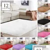 Mattor Area Rug Carpet Floor Fluffy Rugs Polyester Fiber 160x120cm Bright Shaggy Warm Antiskid Home Decoration Living Room SOFA MAT DHYDK