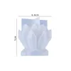 Zanaat Araçları Buzdağı Modelleme Çiçek Küme Mum Sile Kalıp 3D Yapımı Diy Buz Sabun Reçine Serbest Bırakma Yapılmayan Damla Teslimat Ev Bahçesi DH3BA
