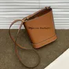 Vrouwen CUIR Emmer Schoudertassen Echt Lederen Crossbody Tas Grote LOGO Mobiele telefoon sleutel lippenstift Luxe MINI Cross Body Bag Mode Messenger Portemonnee Lady Purse