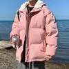 Мужские куртки приватхинкер зимняя мода Parkas Word Work Hettked Padded Corean Loaked Cooled Culten Mater Casual 230106