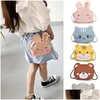 Torebka kreskówka Dziecko One Shoder Messenger Bag Cute Animal Baby Girl