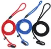 Dog Collars Nylon Rope Whisperer Cesar Millan Style Slip Training Leash Lead And Collar Red Blue Black Colors SN772