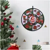 Décorations de Noël Boules Jeu de fléchettes Ensemble de Noël Enfants 4 Collant Coffre-fort Belle Famille Ensembles Ornements Drop Livraison Maison Jardin Festi Dhw6B