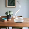 lampe de table en spirale