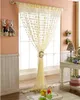 Curtain Decorating Textile Heart Fabric Cute Line Tassel String Door Window Room Divider Valan For Wedding Store