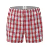 Unterhosen Herren Sommer Shorts Unterwäsche Plaid Boxer Höschen Kurze Hosen Casual UUnderpants Strand Lose Bequeme Homewear