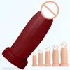 Artículos de belleza Dildo Silicona líquida Anal Plug expansión masturbación pene para hombres y mujeres Consola SM Big thick Ampliar anal juguetes sexy Consoladores