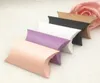 50pcs Kraft Paper Small Gift boxes Party Chocolatecandycookies Packing Box Handmade Pillow Shaped Gift Wedding Favour Boxes2260277