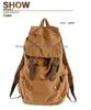 School Bags Fashion Military Canvas backpacks for teenage girl Backpack bag Travel M319 230106