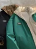 男性Sジャケットのトレンド両面摩耗コットンジャケット肥厚された男性Sウィンターハイストリートヒップホップニッチ男性230106
