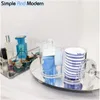 Depolama Şişeleri A63I Pamuk Topları için Tutucu Dispenser Kapaklarla Plastik Eczacı Kavanozlar Banyo Tanister Organizasyon
