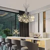 Avizeler Led Avize Aydınlatma Nordic Restoran Modern Giyim Mağazası Yatak Odası Lambaları 96V-220V Oturma Odası Kristal