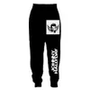 Męskie spodnie 2023 Piosenkarka Francji Johnny Hallyday 3D Print Pants Men Men Men Fashion Jogging Casual Sports 230107