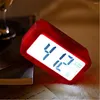 Table Clocks Simple Digital Alarm Clock Desktop LED Electronic With Night Light Humidity Temperature Display Snooze Timer