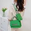 Crossbody Bags %90 Off Wholesale and Retail Handbag New Women's Popular Fashion Letter Small Square Single Shoulder MsengerMNRY