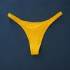 Сексуальное бикини-стринги с разрешением Lunamy, женские плавки, однотонное бикини, бразильские трусики для плавания275T7293184