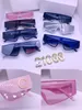 Neue 2023 Damen-Sonnenbrille, Sonnenbrille für Männer und Frauen, Sommerstil, Anti-Ultraviolett, Retro-Schild-Linsenplatte, unsichtbarer Rahmen, modische Brille, zufällige Box