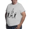 T-shirts pour hommes plus taille t-shirt à manches courtes coton ne t'inquiète pas bière heureuse xl-6xlmen's