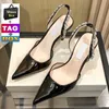Women Sandals 85 High Heel Patent Leather Sandal with Crystal Strap Pumps Party Wedding Shiletto Heels London Dress Shoe Mashion Slippers Summer Summer-Heel High
